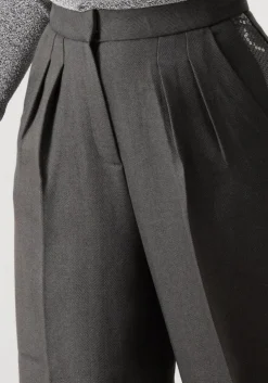 grijze aaiko pantalon saba sequins pes 356