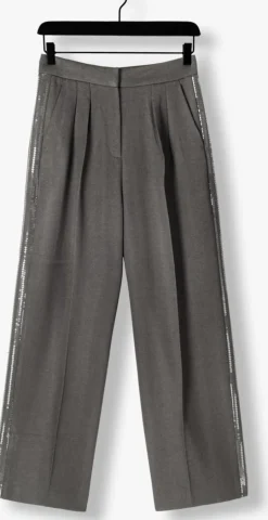 grijze aaiko pantalon saba sequins pes 356