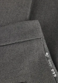 grijze aaiko pantalon saba sequins pes 356