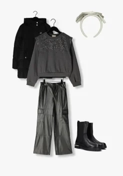 grijze ai&ko sweater carolla strass co 337 g