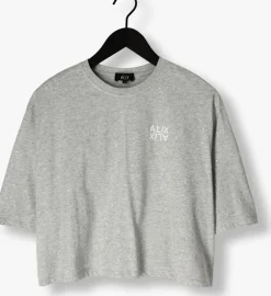 grijze alix the label blouses ladies knitted studded t-shirts