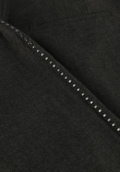 grijze alix the label pantalon ladies woven wide leg pants