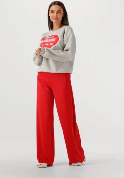 grijze alix the label sweater ladies knitted adventure sweater