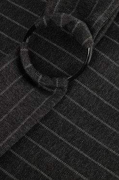 grijze ana alcazar midi jurk tight dress