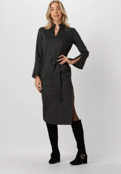 grijze ana alcazar midi jurk tight dress
