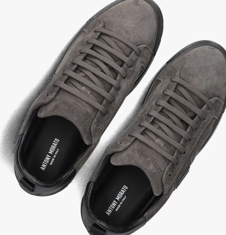 grijze antony morato lage sneakers mmfw01713
