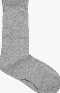 grijze becksondergaard sokken leofa cotta sock