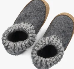 grijze bergstein pantoffels cozy lux