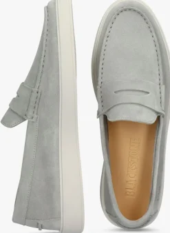 grijze blackstone loafers zuko enzo