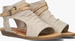 grijze blowfish malibu platte sandalen blumoon