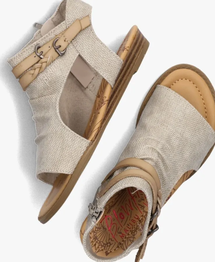 grijze blowfish malibu platte sandalen blumoon