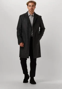 grijze boss black klassiek overhemd p-hank-s-kent-c1-222