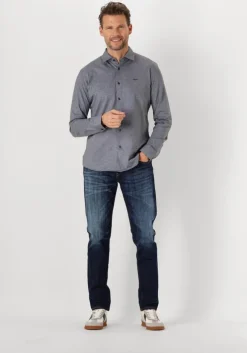 grijze boss orange klassiek overhemd mysoft