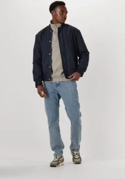 grijze butcher of blue sweater army half zip