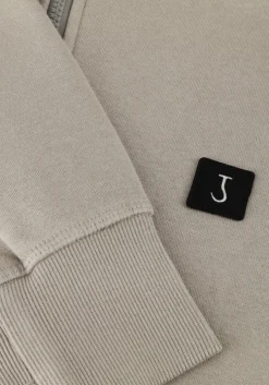 grijze butcher of blue sweater army half zip