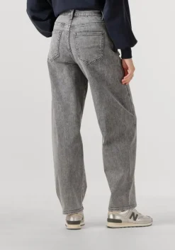 grijze by-bar straight leg jeans begum grey pants