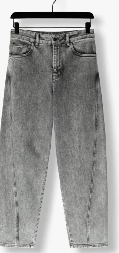 grijze by-bar straight leg jeans begum grey pants