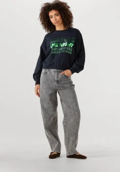 grijze by-bar straight leg jeans begum grey pants