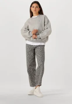 grijze by-bar sweater bibi lucky curve sweater