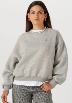 grijze by-bar sweater bibi lucky curve sweater
