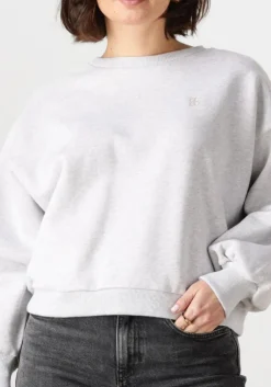 grijze by-bar sweater bibi logo sweater