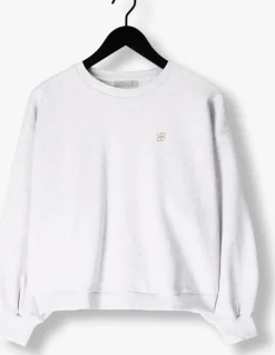 grijze by-bar sweater bibi logo sweater