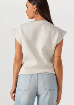 grijze by-bar tops & t-shirts mason pleats top