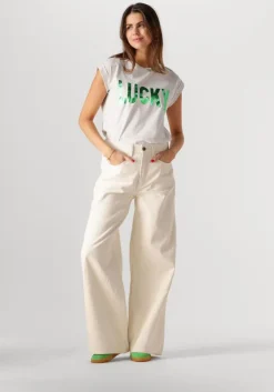 grijze by-bar t-shirt thelma lucky top