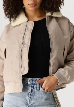 grijze calvin klein jack satin aviator