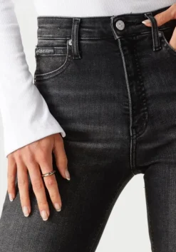 grijze calvin klein skinny jeans high rise skinny