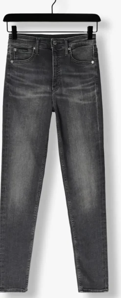 grijze calvin klein skinny jeans high rise skinny
