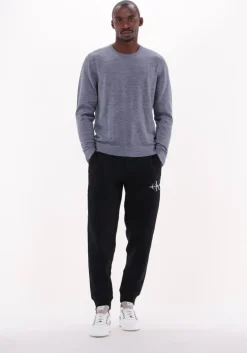 grijze calvin klein sweater superior wool crew neck sweater