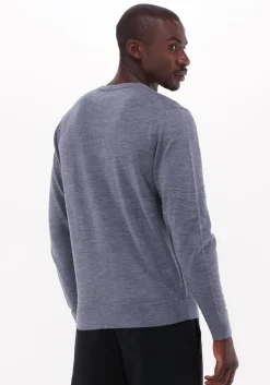 grijze calvin klein sweater superior wool crew neck sweater