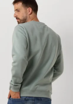 grijze calvin klein trui monologo crew neck