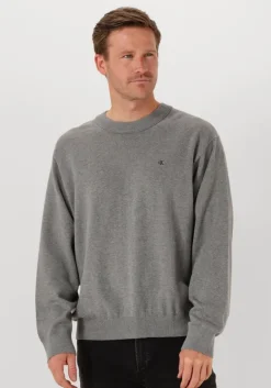grijze calvin klein trui ls ez corron crewnk sweater 12gg