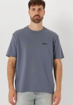 grijze calvin klein t-shirt calvin klein label tee