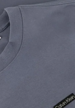 grijze calvin klein t-shirt calvin klein label tee