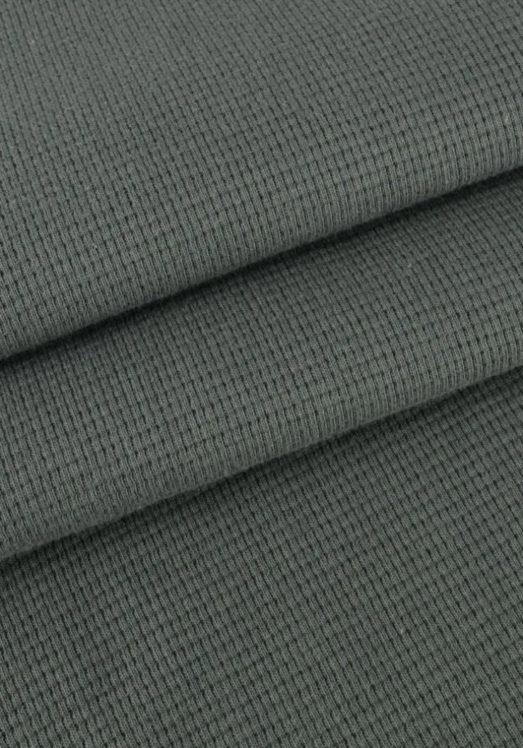 grijze calvin klein t-shirt badge waffle tee