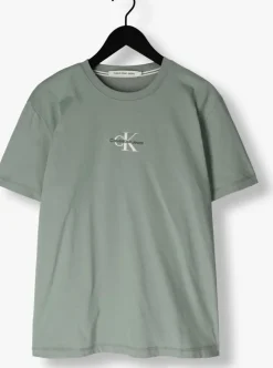 grijze calvin klein t-shirt monologo tee