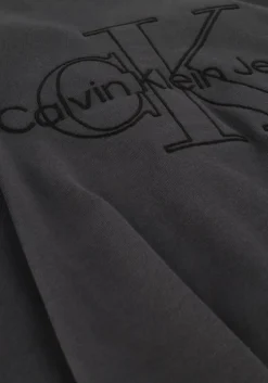 grijze calvin klein t-shirt monologo washed tee