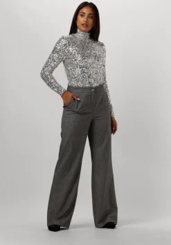 grijze caroline biss wijde broek 4530