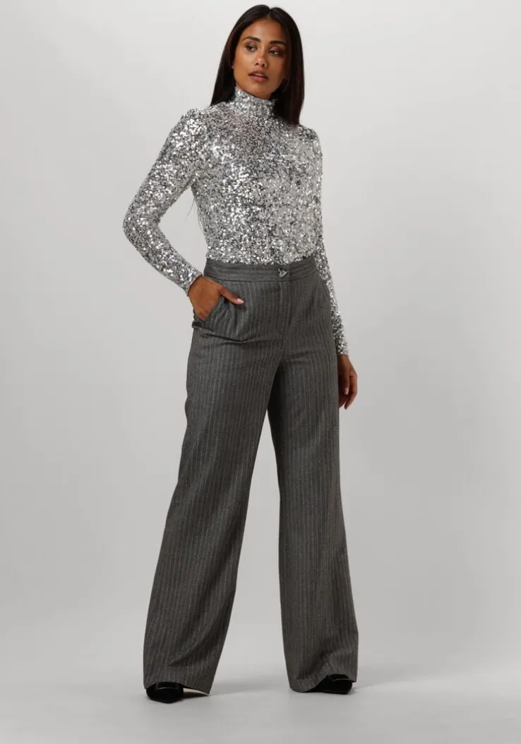 grijze caroline biss wijde broek 4530