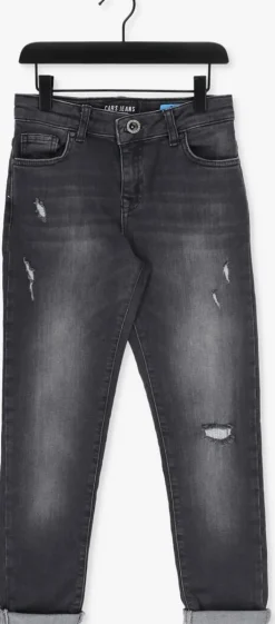 grijze cars jeans slim fit jeans kids rocky denim