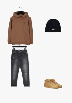 grijze cars jeans slim fit jeans kids rocky denim