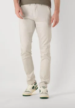 grijze cast iron chino riser chino stretch