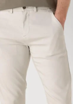 grijze cast iron chino riser chino stretch