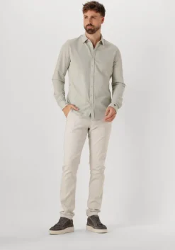 grijze cast iron chino riser chino stretch