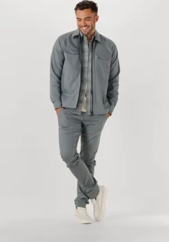 grijze cast iron overshirts cf riser shirtjacket