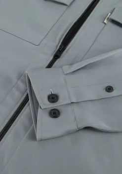 grijze cast iron overshirts cf riser shirtjacket