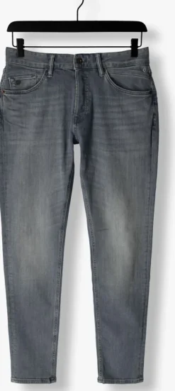 grijze cast iron slim fit jeans riser slim blue grey sky